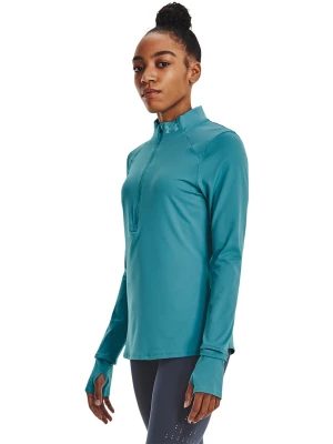 Longsleeve do biegania damski Under Armour UA Qualifier Run 2.0 1/2 Zip - niebieski