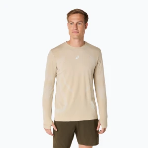Longsleeve do biegania męski ASICS Road Seamless LS cream