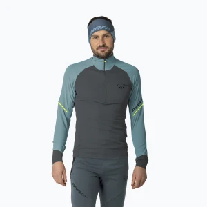 Longsleeve do biegania męski Dynafit Alpine 1/2 Zip Tee smoke blue/0720