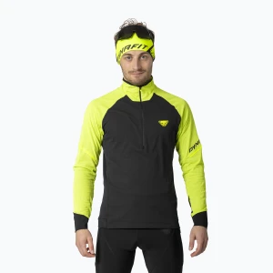 Longsleeve do biegania męski Dynafit Alpine 1/2 Zip Tee ultra yellow/0910