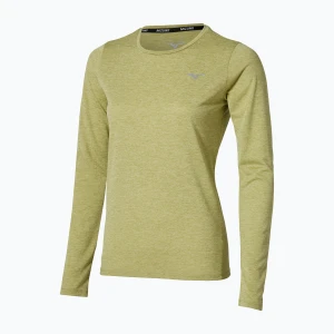 Longsleeve do biegania męski Mizuno Core Impulse Long Sleeve Tee beechnuts Brązowy