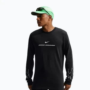 Longsleeve do biegania męski Nike Dri-Fit black