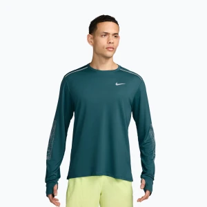 Longsleeve do biegania męski Nike Miler bright spruce Zielony