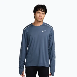 Longsleeve do biegania męski Nike Miler new slate Niebieski