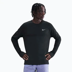 Longsleeve do biegania męski Nike Stride Dri-Fit Waffle Crew black