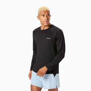 Longsleeve do biegania męski NNormal Merino black