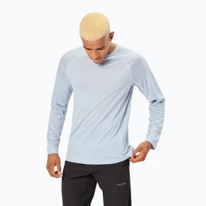 Longsleeve do biegania męski NNormal Merino blue