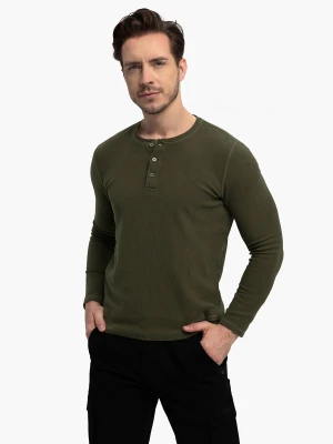 Longsleeve khaki L-AZUX Volcano