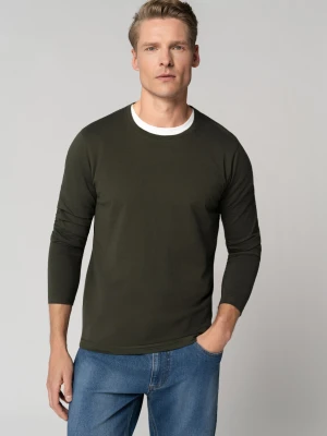 Longsleeve khaki L-HALS Volcano