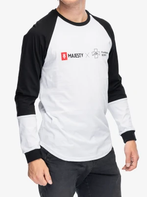 Longsleeve Majesty Fundacja GOPR Help and Protect LS - white