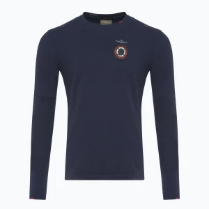 Longsleeve męski Aeronautica Militare Flying Team dark blue