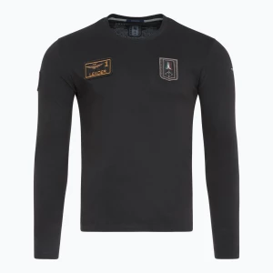 Longsleeve męski Aeronautica Militare Heritage jet black