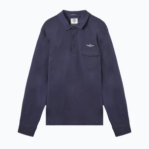 Longsleeve męski Aeronautica Militare Urban dark blue