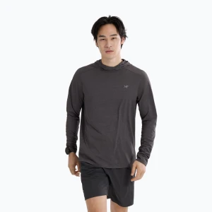 Longsleeve męski Arc'teryx Cormac Hoody black heather