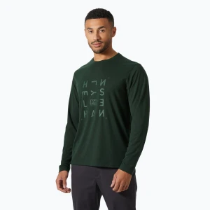 Longsleeve męski Helly Hansen Skog Graphic dark jungle
