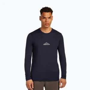 Longsleeve męski icebreaker Merino 150 Tech Lite Road To Cook midnight navy
