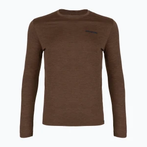 Longsleeve męski Patagonia Cap Cool Daily Boardshort Logo LS berm brown - light berm brown x-dye
