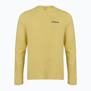 Longsleeve męski Patagonia Cap Cool Daily Boardshort Logo LS limestone yellow - Light Limestone yellow x-dye