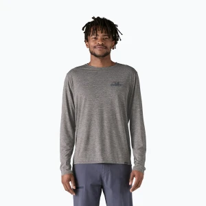 Longsleeve męski Patagonia Cap Cool Daily Graphic Shirt 73 skyline/feather grey