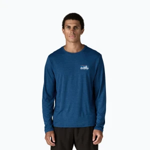 Longsleeve męski Patagonia Capilene Cool Daily - '73 Skyline clement blue/light clement blue x-dye