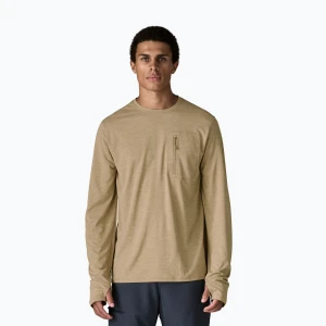Longsleeve męski Patagonia Capilene Cool Sun seabird grey/light seabird grey x-dye