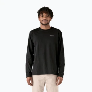 Longsleeve męski Patagonia P-6 Logo Responsibili black