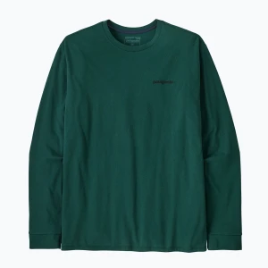 Longsleeve męski Patagonia P-6 Logo Responsibili cascade green