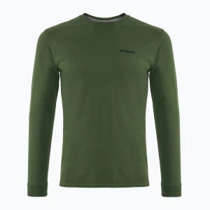 Longsleeve męski Patagonia P-6 Logo Responsibili torrey pine green