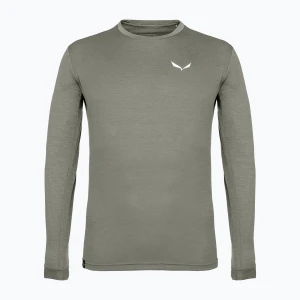 Longsleeve męski Salewa Puez Melange Dry faded green melange