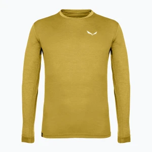Longsleeve męski Salewa Puez Melange Dry olive oil melange Żółty