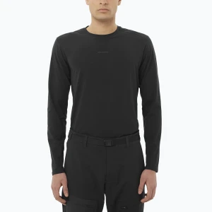 Longsleeve męski Salomon Trackline deep black