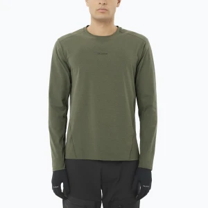 Longsleeve męski Salomon Trackline grape leaf