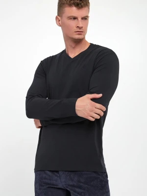 Longsleeve męski z logo KARL LAGERFELD