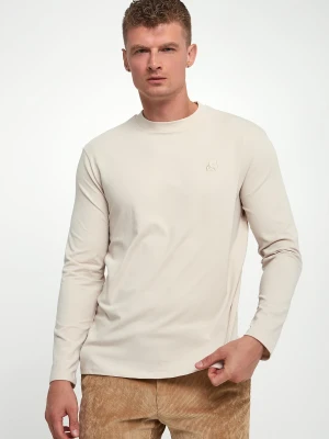 Longsleeve męski z logo KARL LAGERFELD