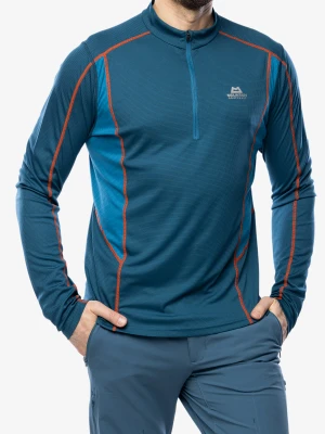 Longsleeve Mountain Equipment Ignis LS Zip Tee - majolica/alto blue