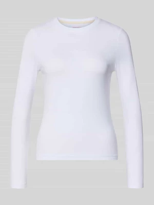 Longsleeve o kroju skinny fit z mieszanki bawełny Guess Biały