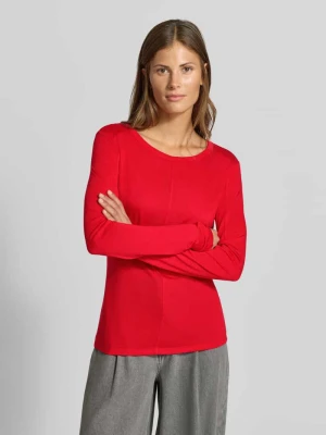 Longsleeve o półprzezroczystym wyglądzie MYON Czerwony