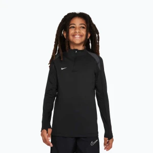 Longsleeve piłkarski dziecięcy Nike Dri-FIT Strike Jr black / black / anthracite / white