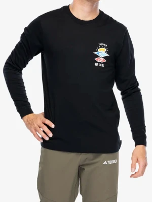 Longsleeve Rip Curl Search Icon L/S Tee - black/black