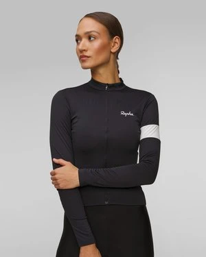 Longsleeve rowerowy damski Rapha Core czarny