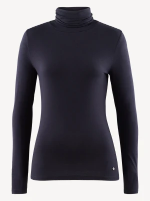 Sweter z golfem czarny - TAMARIS