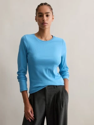 Longsleeve slim Marc O'Polo modrá
