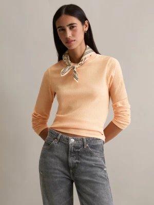 Longsleeve slim Marc O'Polo červená