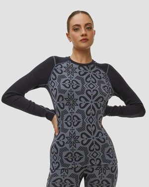 Longsleeve Termoaktywny Damski Helly Hansen W Lifa Merino Midweight Graphic Crew