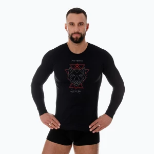 Longsleeve termoaktywny męski Brubeck Outdoor Wool Pro czarny