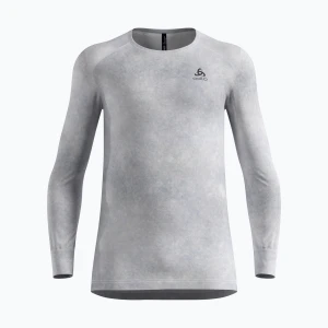 Longsleeve termoaktywny męski ODLO Active Warm X Pow Bl Top Crew Neck odlo silver grey