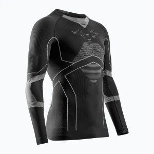 Bluza termoaktywna męska X-Bionic Energy Accumulator Light Shirt black / light grey