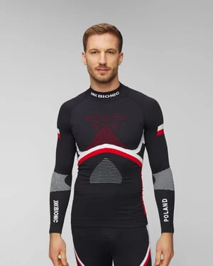 Longsleeve Termoaktywny Z Półgolfem Męska X-bionic Energy Accumulator 4.0 Patriot Poland