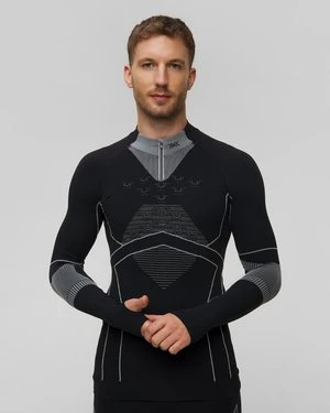 Longsleeve Termoaktywny Z Zamkiem Męski X-bionic Energy Accumulator Light Shirt Ls 1/2 Zip