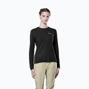 Longsleeve trekkingowy damski Salewa Puez Dry black out